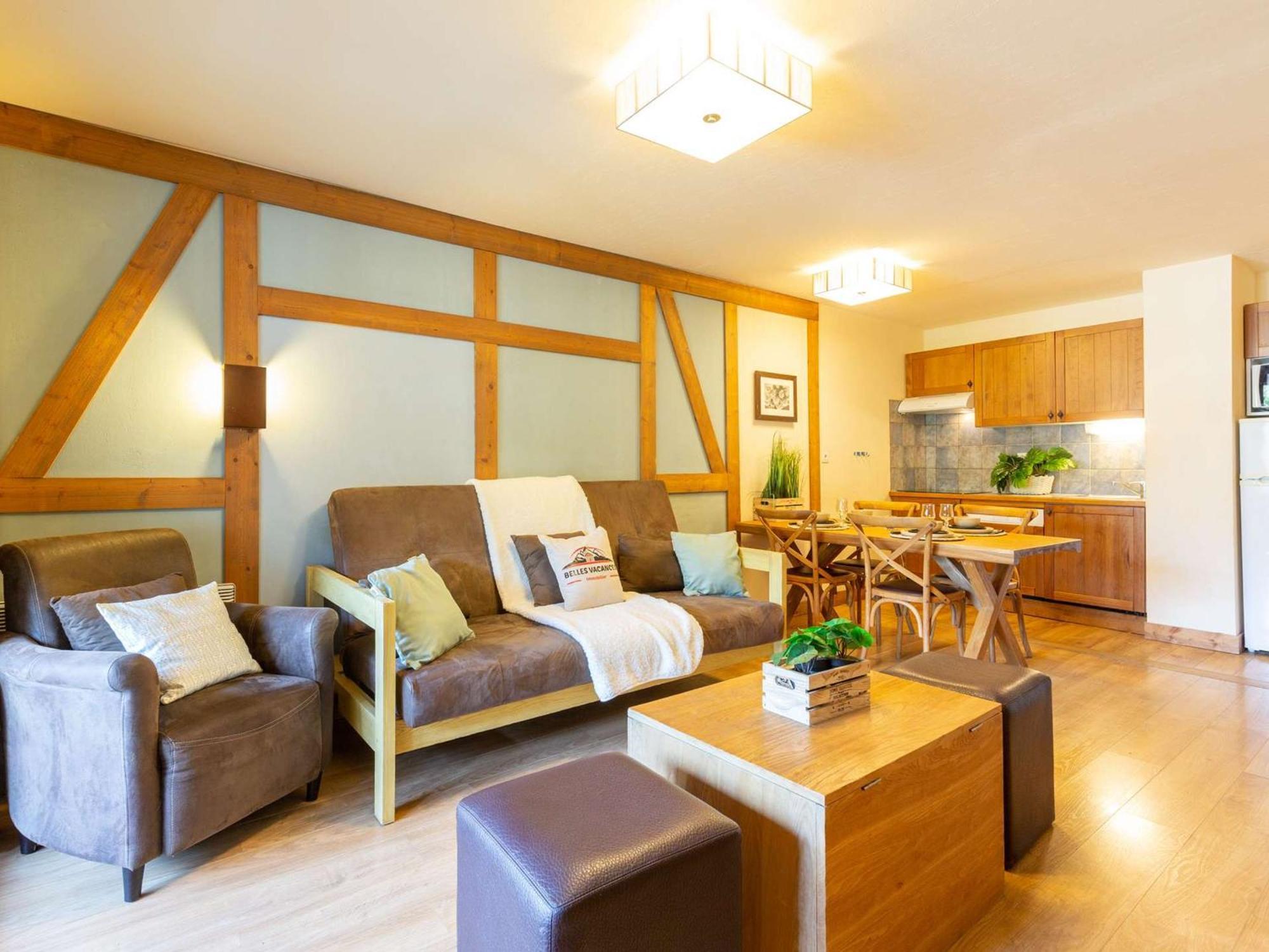 Appartement De 70 M² Au Centre-Ville Avec Piscine, Hammam, Sauna Et Balcon Bien Expose - Fr-1-296-392 Saint-Lary-Soulan Luaran gambar